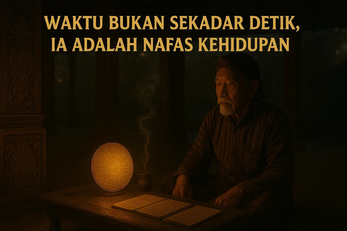 waktu bukan sekadar detik jawa kuno