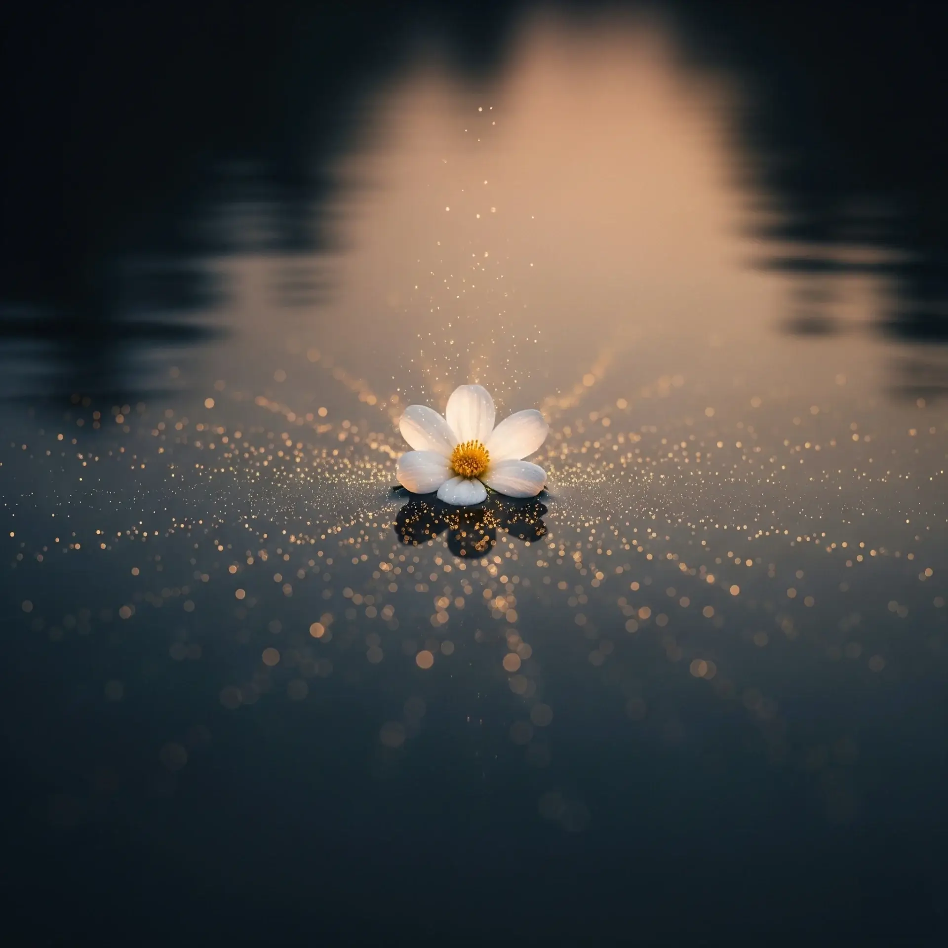 Bunga kantil yang memancarkan cahaya, melambangkan keistimewaan dan aura magis dari weton tulang wangi.