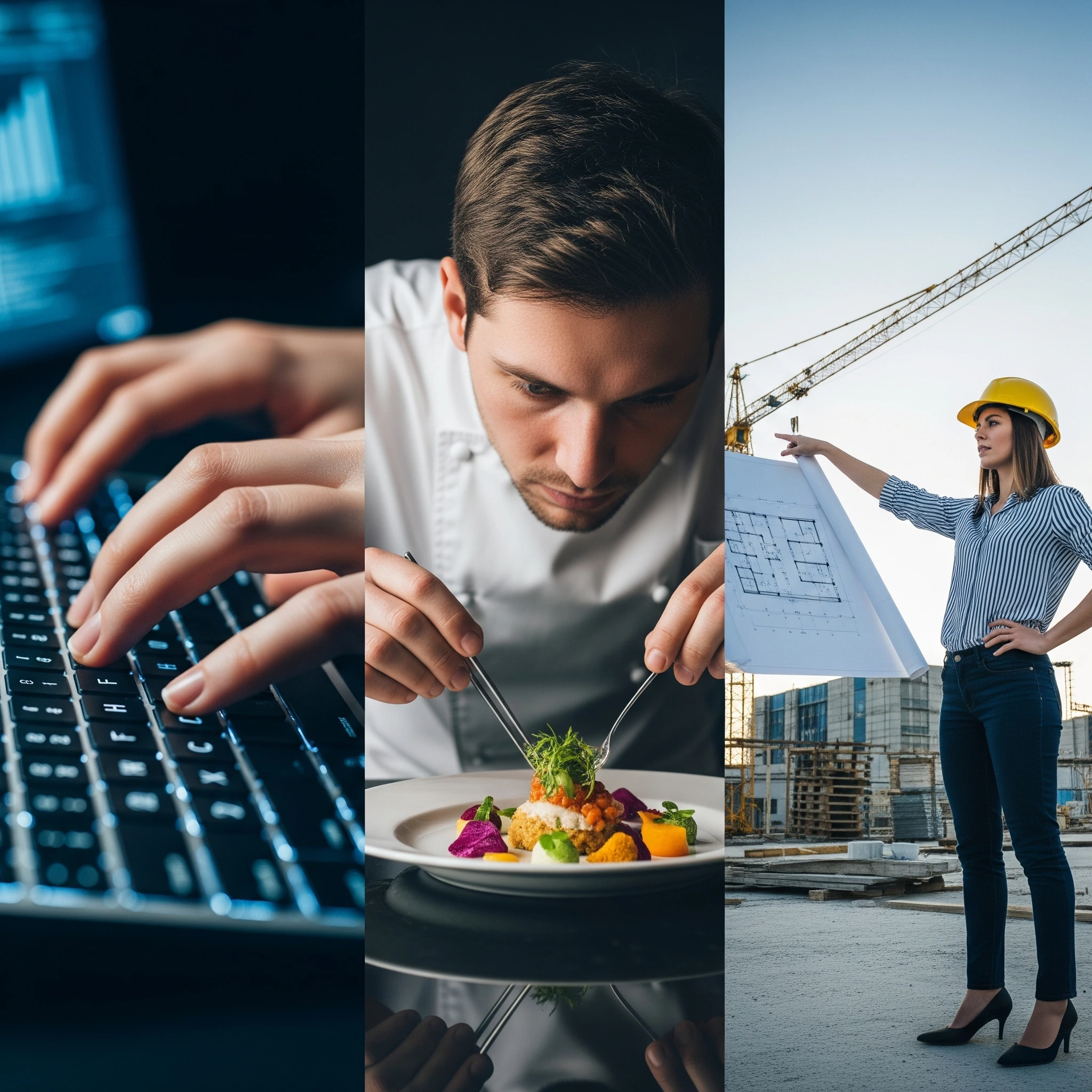 Montase Dukun modern programmer sebagai Dukun IT, chef sebagai Dukun Boga, arsitek sebagai Dukun Konstruksi.