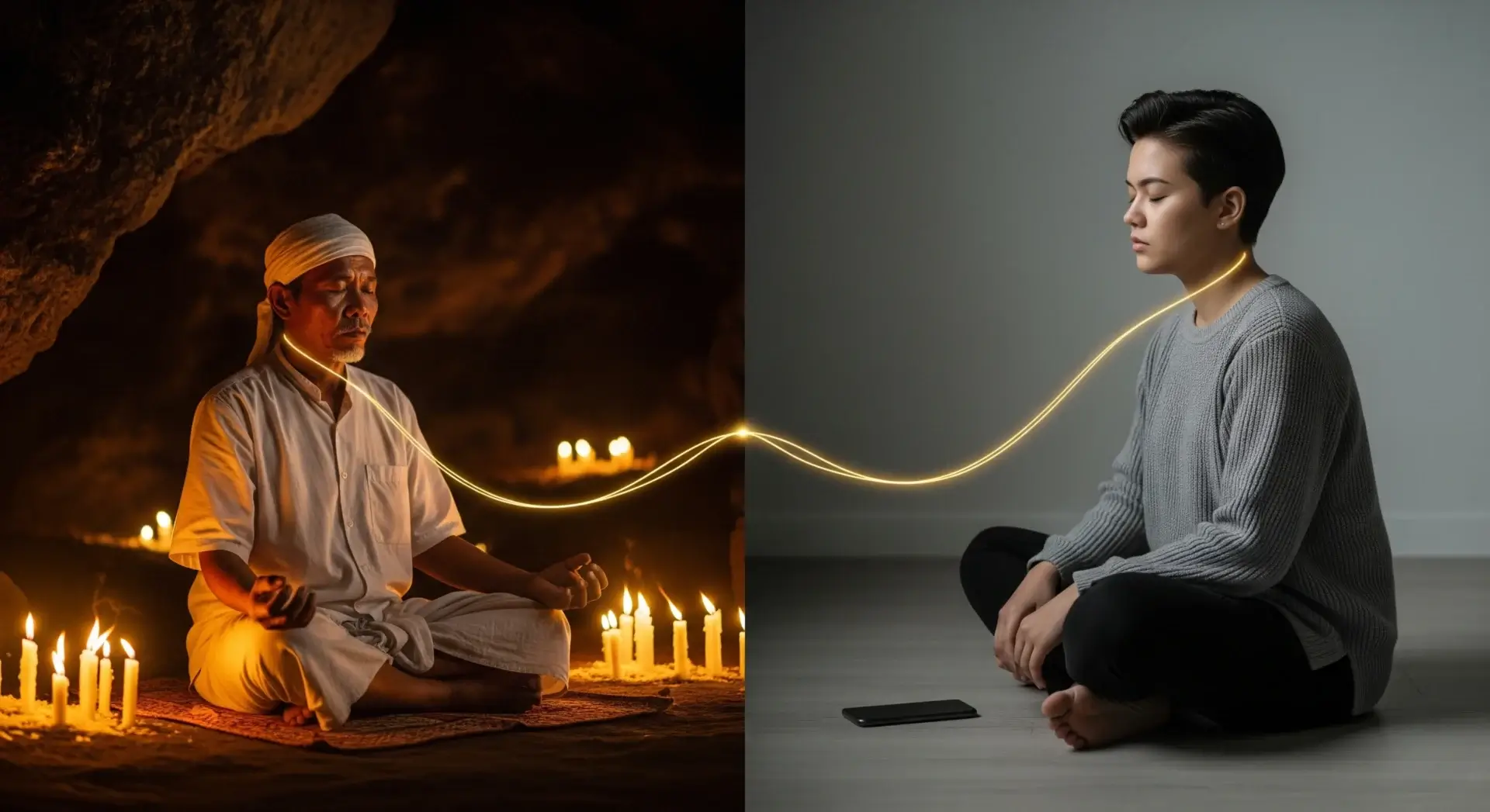 Tapa Bukan Mencari Pesugihan: Membongkar 'Dopamine Detox' Leluhur Jawa untuk Menaklukkan Diri - Kaweruh Jawa Makna laku tapa