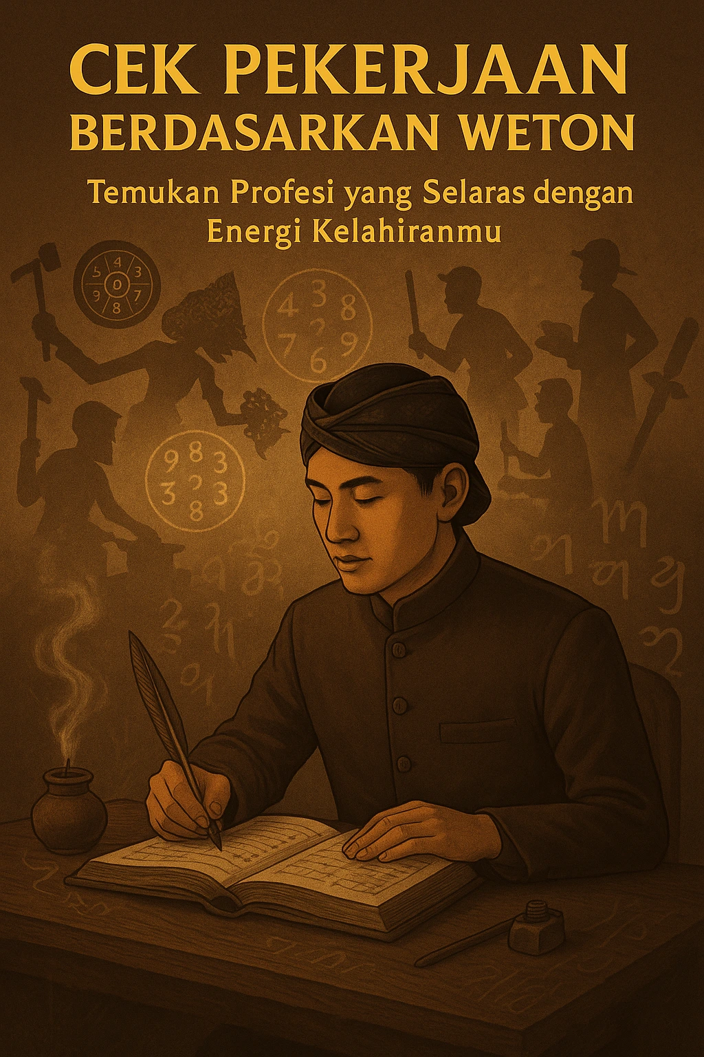 Bagan cek pekerjaan menurut weton berdasarkan nilai neptu